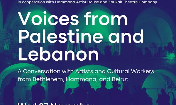 Online event: Voices From Palestine and Lebanon on 27 November