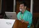 Shahidul Alam provokes the Atelier for Young Festival Managers with "Spaces for Dissent"